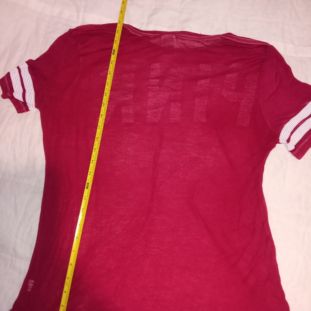 Pink Victoria's Secret Top Ringer Tee - Picture 3 of 3